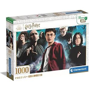 Clementoni - Harry Potter Potter-1000 puzzel voor volwassenen, Made in Italy, meerkleurig, 39710