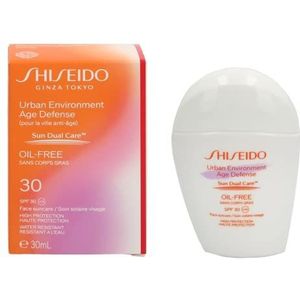 Shiseido Sun Urban Face Emulsion SPF 30 Hoge bescherming, Kleurloos, 1 Unità (Confezione da 1)