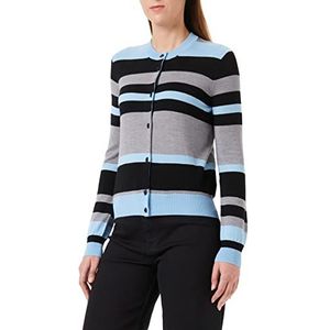 Love Moschino Cardigan voor dames, Zwart Sky Wit, 40