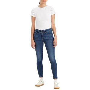 Levi's Dames 711 Double Button Jeans, Blue Wave Dark, 24W x 30L