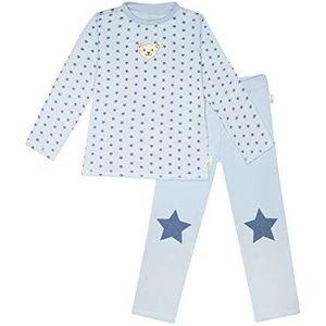 Steiff Basic pyjama-set, uniseks, voor volwassenen, blauw, 116