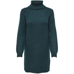 JACQUELINE de YONG Gebreide damesjurk JDYDINEA Korte jurk, Deep Teal, M