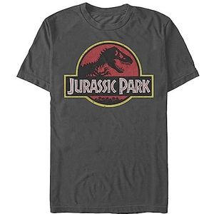 Jurassic Park Herenfilm .Camiseta Con De Película T ش شار ار ا Com Logotipo Do Filmet-Shirt Mit Film-Logo, houtskool, XXL