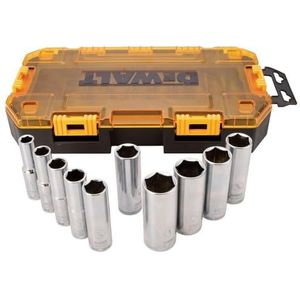 DEWALT Steeksleutelset, SAE, 1/2 inch aandrijving, 10-delig (DWMT73814)