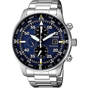 Citizen Chronograph Eco-Drive CA0690-88L Herenhorloge met roestvrijstalen armband, Zilver, Armband