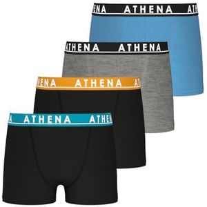 Athena Easy Color ondergoed voor jongens, zwart/blauw/grijs China, 6-8 Jaar