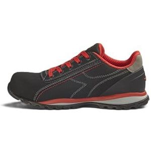 Utility Diadora Glove Monster Low S1ps FO HRO Veiligheidsschoenen voor volwassenen, uniseks, Zwart Rood, 46 EU