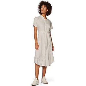 Mavi dames shirt dress jurk, Zilver Mink Gestreept, M