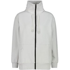 CMP - Sweatshirt - Gips - Dames - Katoen - Met Ritssluiting en Hoge Kraag