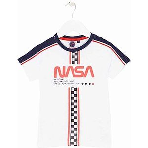 Nasa T-shirt voor kinderen, Wit, 4 Jaren