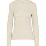 Shirt - Effen - Aansluitende Pasvorm - Lange Mouw - Normale Lengte