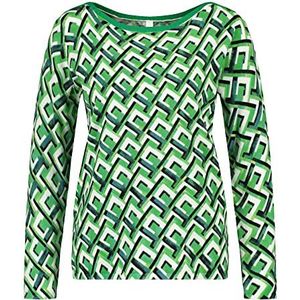 GERRY WEBER Edition Dames 870507-44711 Trui, Groen Print, 40, groen opdruk, 40