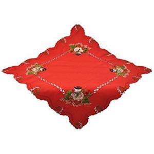 Bellanda 75523-85x85 vierkant tafelkleed, polyester, rood, 85 x 85 x 0,5 cm