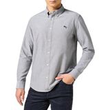 Oxford Shirt - Lichtgrijs - 100% Katoen - Regular Fit