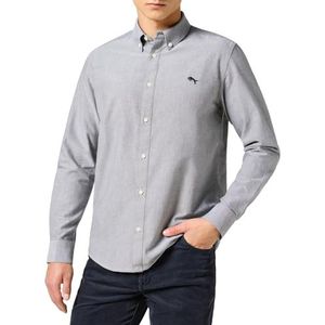 Oxford Shirt - Lichtgrijs - 100% Katoen - Regular Fit