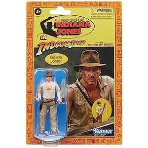 Indiana Jones et le Temple Maudit Retro Collection, figuur Indiana Jones van 9,5 cm
