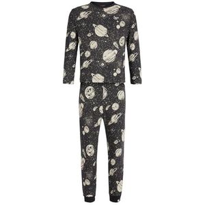 Noppies Kids Jongens Jongens Pyjama Set Warri Baby en Peuter Pyjama, Phantom - P008, 134 cm