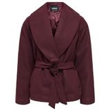 ONLY - ONLAugusta - Tussenmantel - Wijnrood - Klassieke Mantel