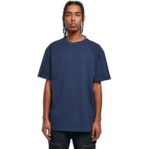 Urban Classics Heren T-shirt Heavy oversized T-shirt met overgesneden schouders, van dikke jerseystof, verkrijgbaar in meer dan 10 kleuren, maat S tot 5XL, dark blue, L