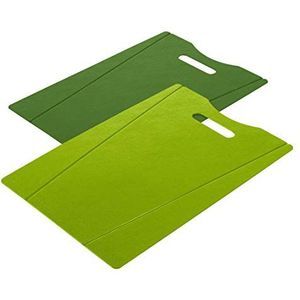 KUHN RIKON 24274 snijplankenset 2-delig, groen/donkergroen, plastic