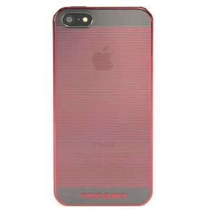 Tucano IPH5PL-R Plissè Snap Case voor Apple iPhone 5 rood