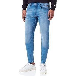Replay Bronny Powerstretch denim jeans voor heren, 007, donkerblauw, 31W / 32L