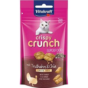 Vitakraft,Crispy Crunch kalkoen & chia, 60 g,NVT