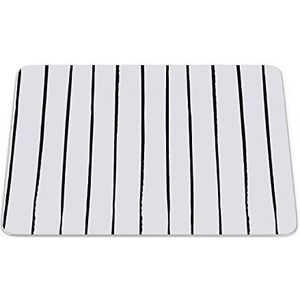 Bonamaison, Rechthoek digitaal bedrukte muismat, antislip onderkant, voor kantoor en thuis, afmetingen: 22x18 cm