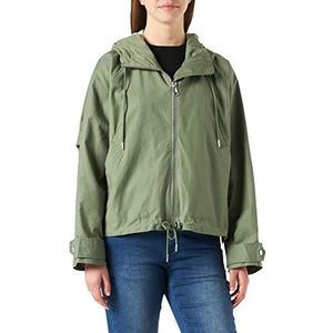 s.Oliver Dames 120.12.202.16.150.2110333 jas met lange mouwen losse pasvorm, kaki3/4olijf, L