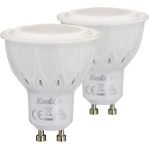 LED-spotlamp, GU10, warmwit licht, 2 stuks