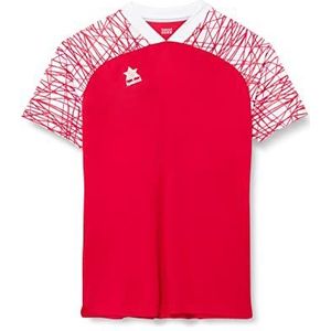 Luanvi Sportshirt voor heren | model speler in rood | T-shirt van interlock-stof - maat 4XS, standaard, Rood, 4XS