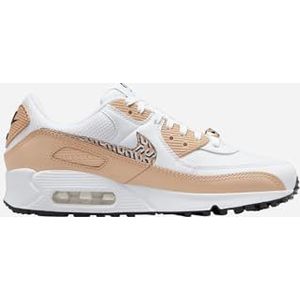 Nike W Air Max 90, damessneaker, wit/hemm-summit wit-zwart, 36 EU, Witte Hemp Summit Wit Zwart, 36 EU