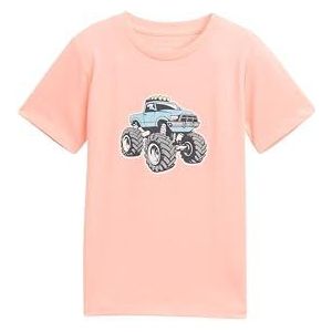 TOM TAILOR Jongens T-shirt, 37778 - Soft Neon Coral, 92-98