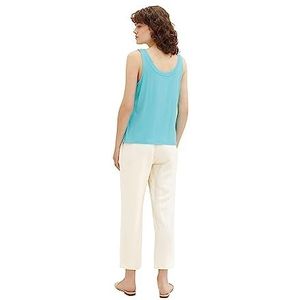 TOM TAILOR Basic top voor dames, 26007 - Teal Radiance, XL