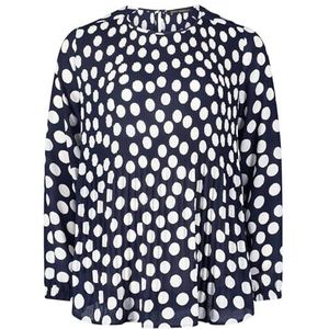 Betty Barclay Damesshirt, donkerblauw/crème., 38