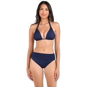 La Blanca Women's Standard Ig Halter Bra, Indigo, 8
