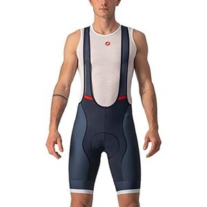 CASTELLI Competizione Kit Bib Shorts voor heren, Saviles Blau/Silbergrau, XS