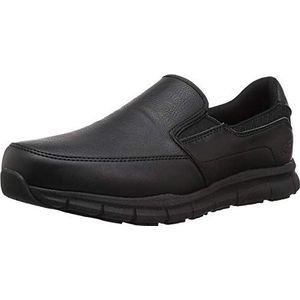 Skechers for Work Nampa-Groton Food Service Schoenen, Zwart Polyurethaan, 9,5 W US, zwart, 43 EU