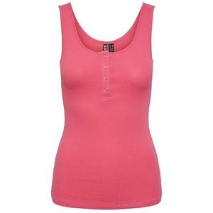 PIECES Dames Pckitte Tank Noos Bc Top, roze (hot pink), XL