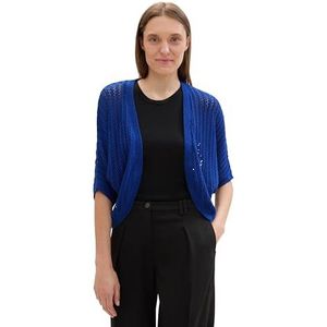 TOM TAILOR Cardigan voor dames, 14531 - Shiny Royal, S