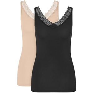 Triumph - Feel of Modal - Tanktop - Zwart - Set van 2