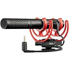 RØDE VideoMic NTG premium on-camera shotgunmicrofoon met USB-opname, hoogdoorlaatfilter, hoge frequentie boost, pad, veiligheidskanaal voor filmmaken, contentcreatie