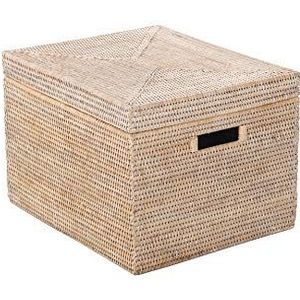 Kouboo Mand, Rotan & Rieten, White-wash