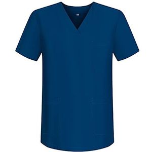 Scrub Top Unisex Scrubs - Medische Uniform V-hals Tuniek Scrub Top 817