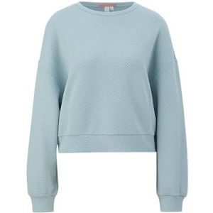 QS Sweatshirt met structuur, 6103, XS