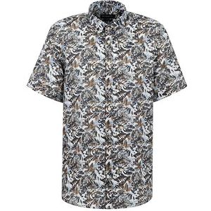 bugatti Vrijetijdshemd voor heren, 1:2 mouw, Marine-370, L