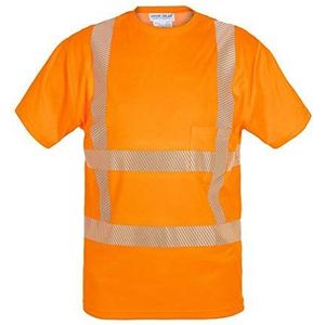 Hydrowear 040425FO-L TAMPA Trafficline T-shirt, Hi-Vis Orange, maat L