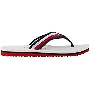 Tommy Hilfiger Mellie 66d Teenslippers voor dames, Wit, 36 EU