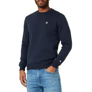 Champion Legacy Basics-Powerblend Fleece Crewneck Sweatshirt voor heren, Navy Blauw, M