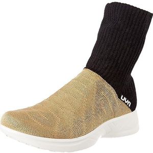 UYN Dames 3D Ribs Sneakers, goud/zwart., 36 EU